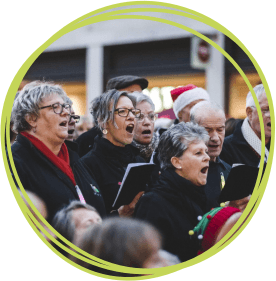The La La Choirs will be returning to Exeter Cathedral on Friday, December 10 The La La Choirs will be returning to Exeter Cathedral on Friday, December 10